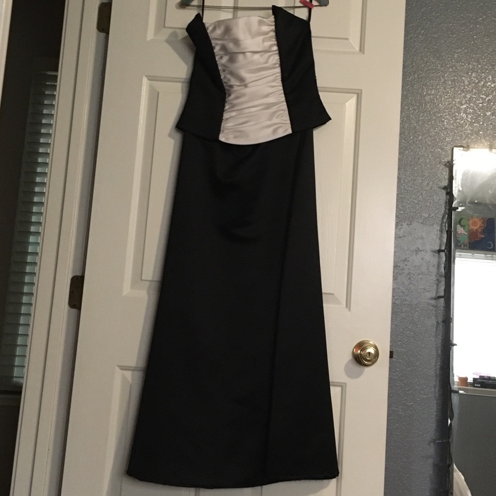 Black and White Layered Dress